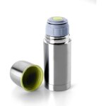 Bouteille isotherme - thermos - mini 150 ml - inox 18 / 10 - double paroi - conservation 24h Bouteille isotherme - thermos - mini 150 ml - inox 18 / 10 - double paroi - conservation 24h
