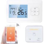 Thermostat d?ambiance intelligent sans fil wifi - laixiaobei - me901h - programmable - gaz naturel - ... Thermostat d?ambiance intelligent sans fil wifi - laixiaobei - me901h - programmable - gaz naturel - ...