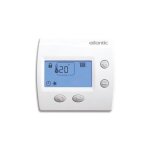 Thermostat ambiance numrique digital domocable - atlantic - programmable - connect - blanc