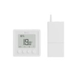 Thermostat dambiance sans fil - delta dore - tybox rf 210 - fil pilote / hydronique - �cran lcd - radio ...