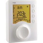 Thermostat delta dore - tybox 117 - rgulation pour chaudire ou pac - grand ecran rtro - clair