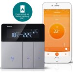 Thermostat wifi pour chaudire  gaz - eau thermostat intelligent cran lcd tactile bouton rtroclair ...