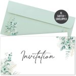 Things of happiness 15 cartes invitation avec enveloppes pour mariage anniversaire bapt�me invitation ...