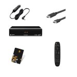 Thomson ths 804 d�codeur tnt hd satellite tntsat + hdmi + carte tntsat + allume cigare hd me