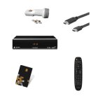 Thomson ths 804 dcodeur tnt hd satellite tntsat + hdmi + carte tntsat + lnb hd me
