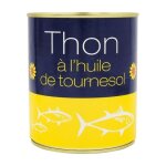 Agidra - thon entier  lhuile de tournesol - bote 800g