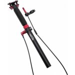 Tige de selle vtt r�glable - p2r - noir - diam�tre 272 mm - longueur 445 mm - r�glage par c�ble externe ...