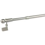 Tilldekor tringle  ressort easy rotative argent 60 - 80 cm sans visser ou coller