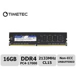 Timetec hynix ic 16gb ddr4 2133mhz pc4 - 17000 unbuffered non - ecc 1. 2v cl15 2rx8 dual rank 288 pin ...