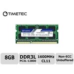Timetec hynix ic 8gb ddr3l 1600mhz pc3 - 12800 unbuffered non - ecc 1. 35v cl11 2rx8 dual rank 204 pin ...