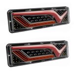 Timlux 2 pi�ces 12v - 24v led camion feu arri�re feux arri�re clignotant frein marche arri�re signal ...