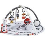 Tiny love tapis d'eveil gymini rond, confortable, 20 activits, rock