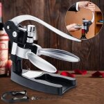 Tire bouchon capsulleur � levier ouvre bouteille de vin champagne bi�re sommelier m�tal ouvreur no�l ...