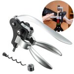 Tire - bouchon lapin de bouteille de vin rouge de style cadeau vin ouvreur ensemble cadeau de no�l