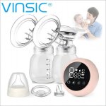 Tire lait elctrique double tire - lait bb pompe dallaitement rechargeable sans fil silencieux cran ...