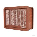 Tirelire en bois avec compteur dfinir un objectif dargent bote dpargne rutilisable pour adultes et ...
