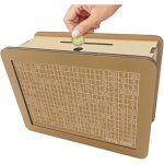 Tirelire en bois - dfi pargne 10 000 - bote de rangement pour conomiser de largent - adulte