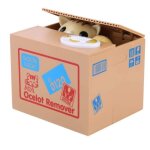 Tirelire chat justup tirelire chat mignon tirelire antivol collecter de largent tirelire comme cadeau ...