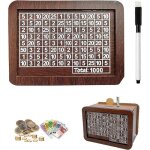 Tirelire avec compteur pour 1000 euros marquage amovible en bois ? caisse à monnaie réutilisable avec ... Tirelire avec compteur pour 1000 euros marquage amovible en bois ? caisse à monnaie réutilisable avec ...