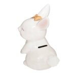 Tirelire dolomite lapin 22 cm
