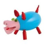 Tirelire - dujardin - le cochon qui rit - bleu - mixte - a partir de 3 ans