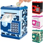 Tirelire �lectronique atm pour enfants coffre - fort � code pour pi�ces & billets grande capacit� papier ...