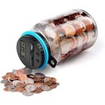 Tirelire electronique billet et piece. numrique tirelire eur compteur automatique coin comptant money ...