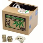 Tirelire �lectronique - lecoo - panda - plastique abs - pour enfants et adultes - dr�le et pratique