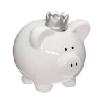 Tirelire enfant cochon h148cm - atmosphera createur dinterieur - blanc