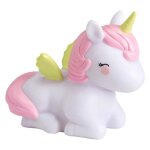 Tirelire - licorne - enfant - pvc sans bpa - dimensions 8. 6x13. 7x15. 4 cm - mixte