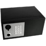 Tirelire - non spcifi - coffre fort lectronique - 2 compartiments - code secret - cl incluse