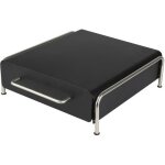 Tiroir porte dosettes � caf� tassimo - keluodae - noir - acier au carbone - rangement sur �tag�re