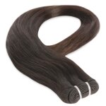 Tissage brsilien vierge lisse noir clair 60cm 24 pouces