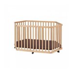 Parc b�b� pliant en hetre massif naturel 84 x 143 x 75 cm