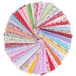 Tissu 100pcs coton patchwork carr� imprim� diff�rents mod�les daccessoires vestimentaires pour la couture ...