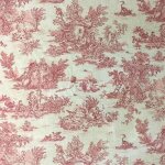 Tissu au m�tre - lr - toile de jouy mini pastorale - 100% coton - largeur 1m60 - paysages traditionnels ...
