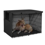 Tissu oxford 210d double porte housse pour cage a chien bache cage chien cage pour chien non incluse ...
