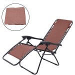 Tissu rechange pour fauteuil inclinable chaise longue transat de jardin coussin lit surlev 160x43cm ...