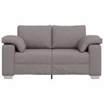 Tissu sofa fixe - lemon - canap� doux - 2 / 3 places - taupe 160x77x82 cm ss64
