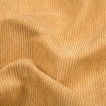 Tissu velours antonin 145cm 260g jaune curry