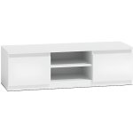 Tivoli - meuble bas tv contemporain 120x40x36 salon / sjour 2 niches + 2 portes - rangement moderne ...