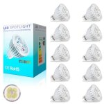 Tld 10x spotlight mr16 gu5. 3 ampoule led 4w blanc froid 3000k 300lm dc 12v [classe nergtique a]