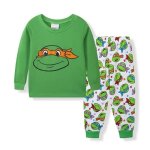 Tmnt - b - 130cm - ensemble de pyjama en coton tmnt pour enfants tortues ninja mutantes pour adolescents ... Tmnt - b - 130cm - ensemble de pyjama en coton tmnt pour enfants tortues ninja mutantes pour adolescents ...