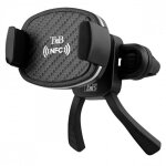 Support de smartphone - tnb - nfc premium - noir - aluminium - tête rotative 360° Support de smartphone - tnb - nfc premium - noir - aluminium - tête rotative 360°