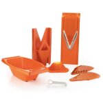 To32105 brner mandoline v3 - hobel set special - coupe - lgume & fruit professionnel en tranche fine ...