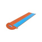 Toboggan aquatique - bestway - double - 488 mtres - bleu - enfant