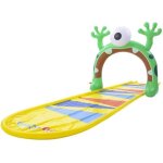 Toboggan aquatique - jilong - monstre - jaune - 488x128x123 cm - r�f. 51138