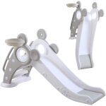 Toboggan blanc et gris pour bébés enfantstoboggan de haut en bas avec panierjouet enfant intérieur extérieur ... Toboggan blanc et gris pour bébés enfantstoboggan de haut en bas avec panierjouet enfant intérieur extérieur ...