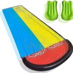 Toboggan gonflable tapis de glisse toboggans aquatique toboggan aquatique pour enfants pelouse jardin ...