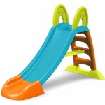 Toboggan slide plus  eau - plastique anti - uv - feber - marches antidrapantes